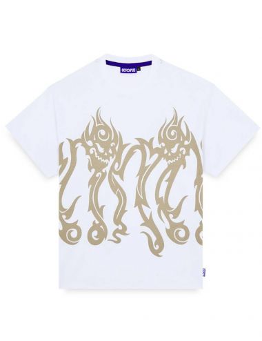 OCTOPUS TRIBAL SKULL T-SHIRT