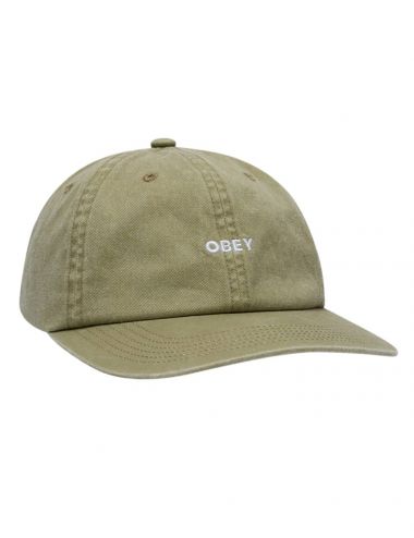 Obey PIGMENT BOLD 6 PANEL STRAPBACK khaki
