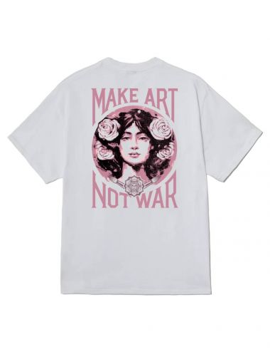 Obey OBEY MAKE ART NOT WAR T-SHIRT white