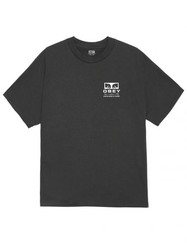 Obey OBEY PERMISSION T-SHIRT vintage black