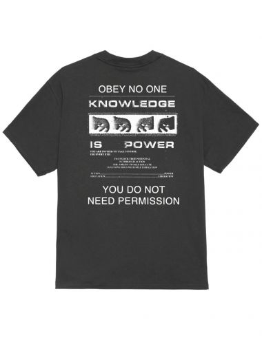 Obey OBEY PERMISSION T-SHIRT vintage black