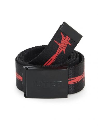 Iuter BARBWIRE BELT black/red