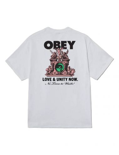 Obey OBEY LOVE & UNITY NOW T-SHIRT white