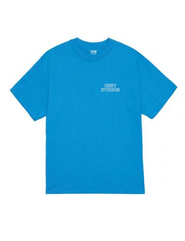 Obey OBEY STUDIOS PALETTE T-SHIRT azure blue