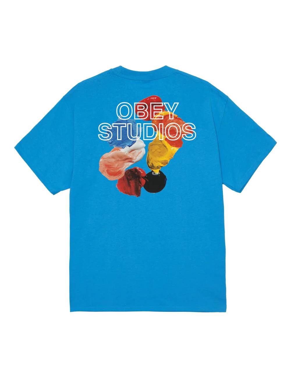 Obey OBEY STUDIOS PALETTE T-SHIRT azure blue