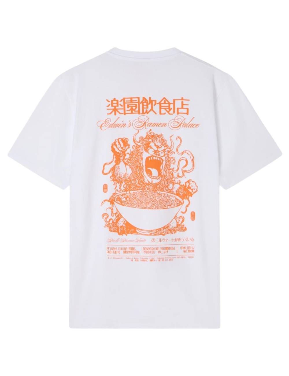 Edwin RAMEN PALACE T-SHIRT white