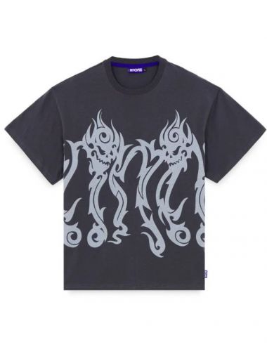 OCTOPUS TRIBAL SKULL T-SHIRT