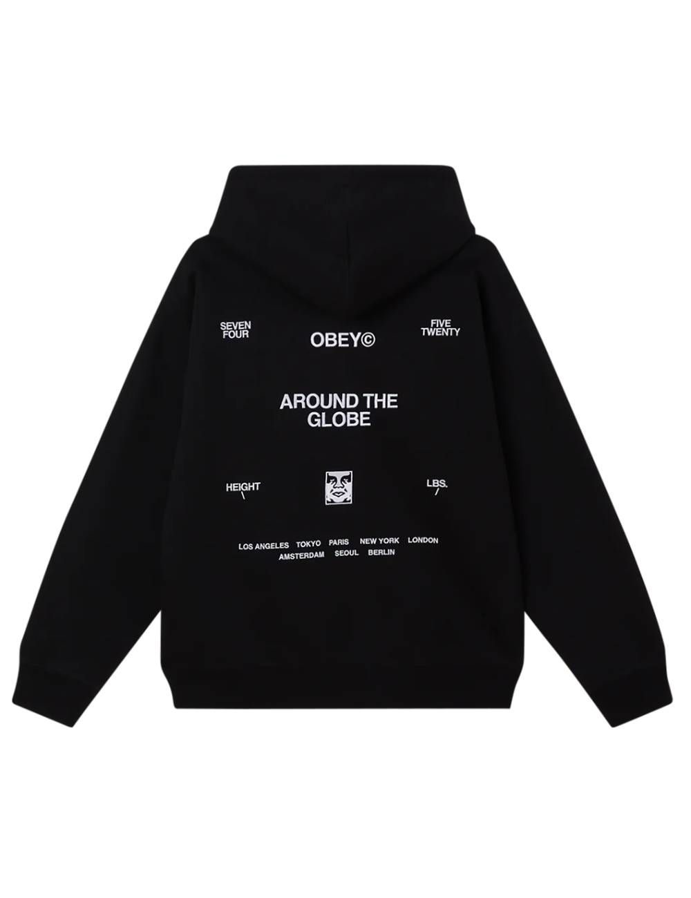 Obey OBEY BUSINESS HOOD FLEECE black