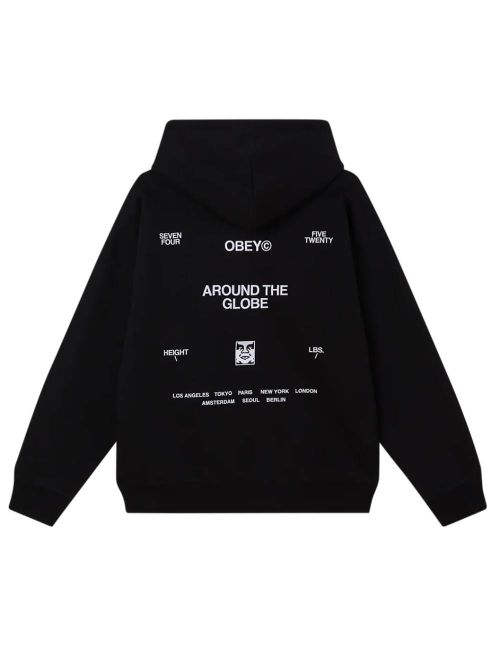 Obey OBEY BUSINESS HOOD FLEECE black