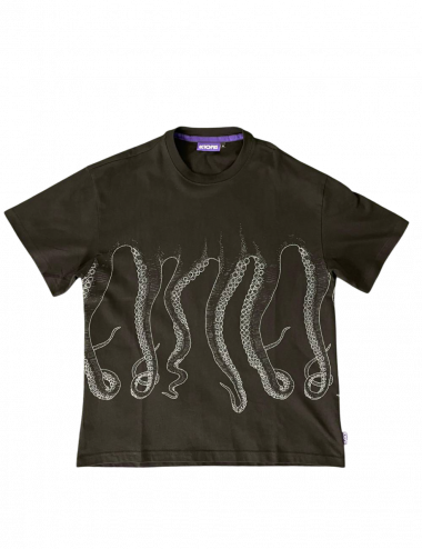 Octopus OCTOPUS OUTLINE T-SHIRT black
