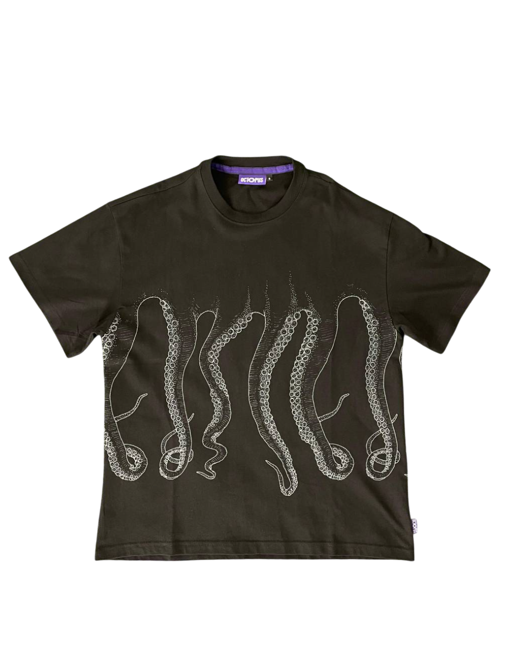 Octopus OCTOPUS OUTLINE T-SHIRT black