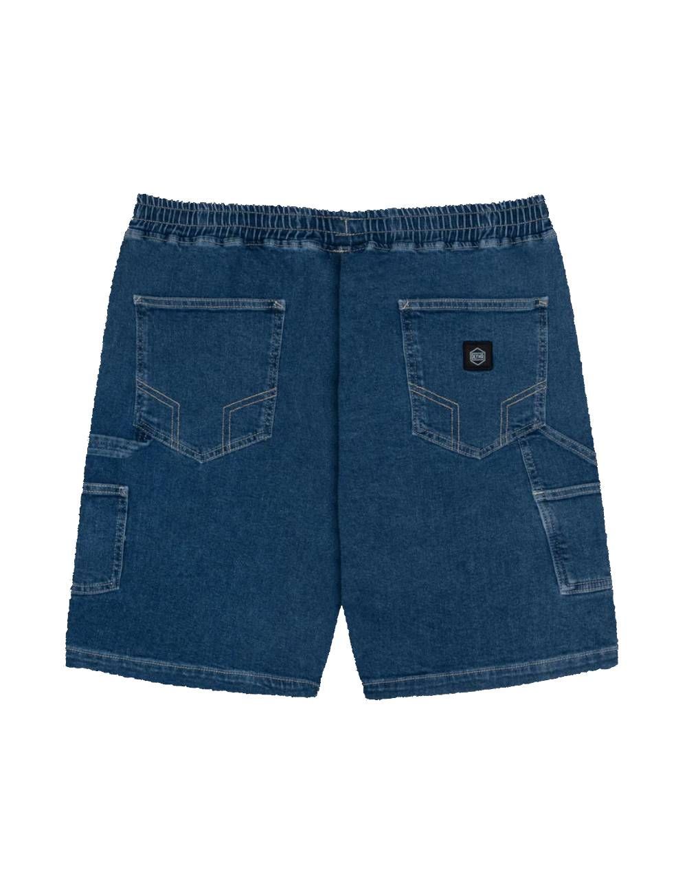Dolly Noire DENIM EASY CARPENTER SHORTS medium blue
