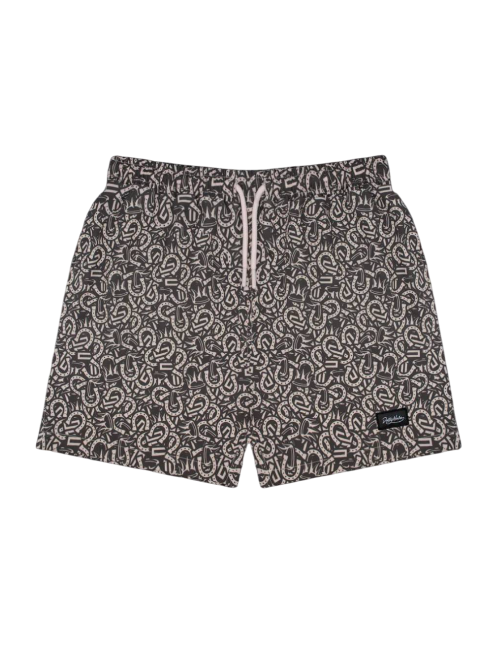 Dolly Noire BLUR PATTERN SWIMSHORTS beige