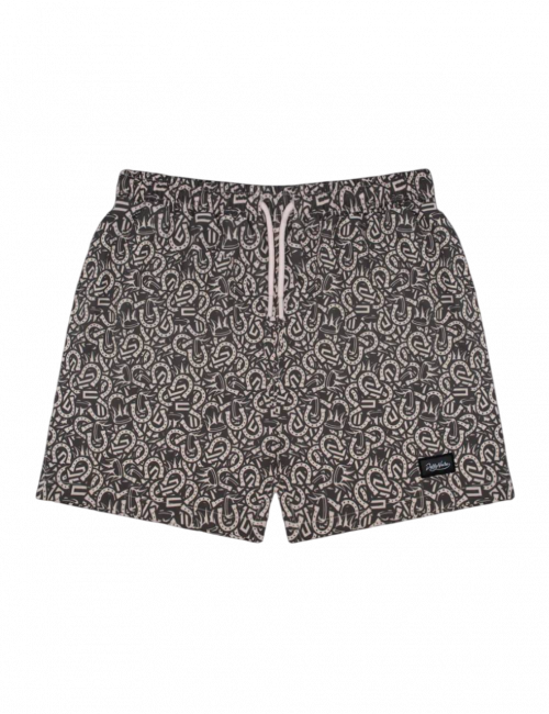 Dolly Noire BLUR PATTERN SWIMSHORTS beige