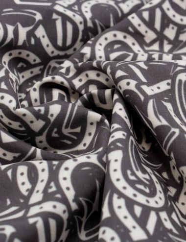 Dolly Noire BLUR PATTERN SWIMSHORTS beige