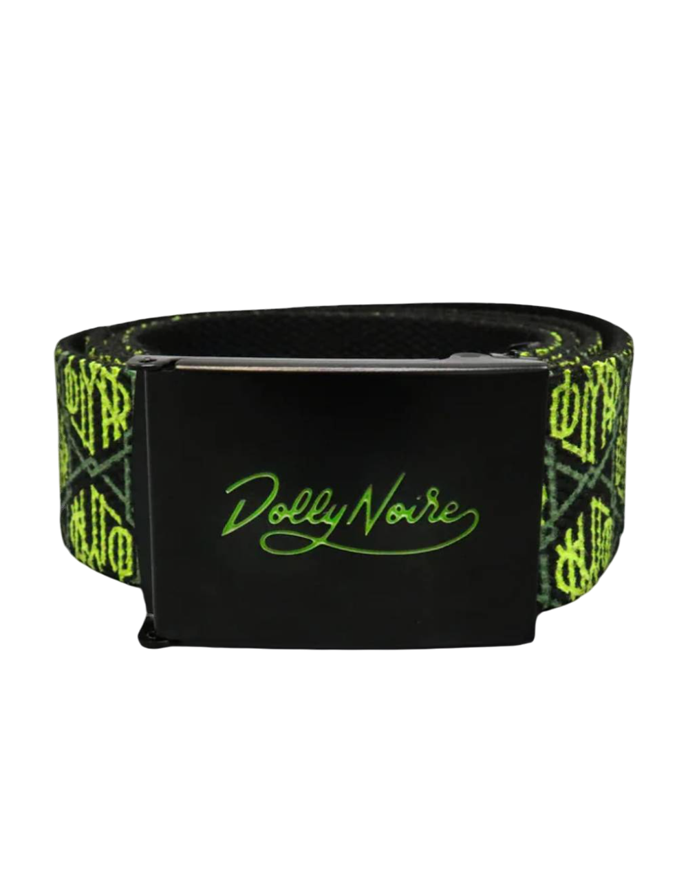Dolly Noire MONOGRAM CLIP BELT bright lime