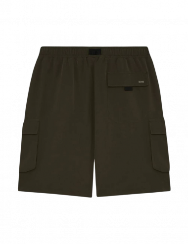 Dolly Noire TECHNO CARGO SHORTS forest night