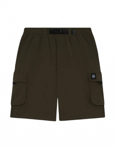 Dolly Noire TECHNO CARGO SHORTS forest night