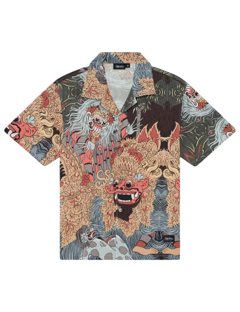 Dolly Noire BARONG AND RANGDA BOWLING SHIRT multi