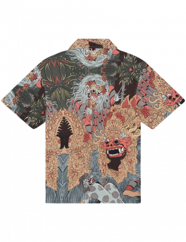 Dolly Noire BARONG AND RANGDA BOWLING SHIRT multi