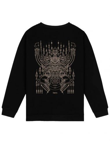 Dolly Noire THE MOONEATER CREWNECK black