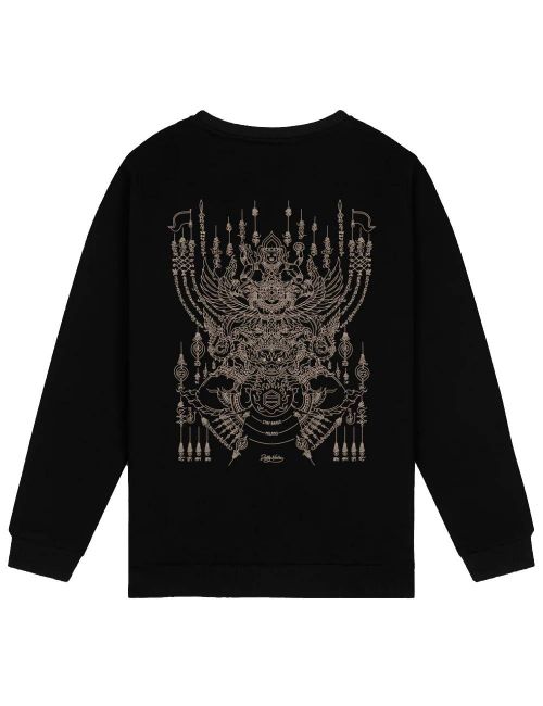 Dolly Noire THE MOONEATER CREWNECK black