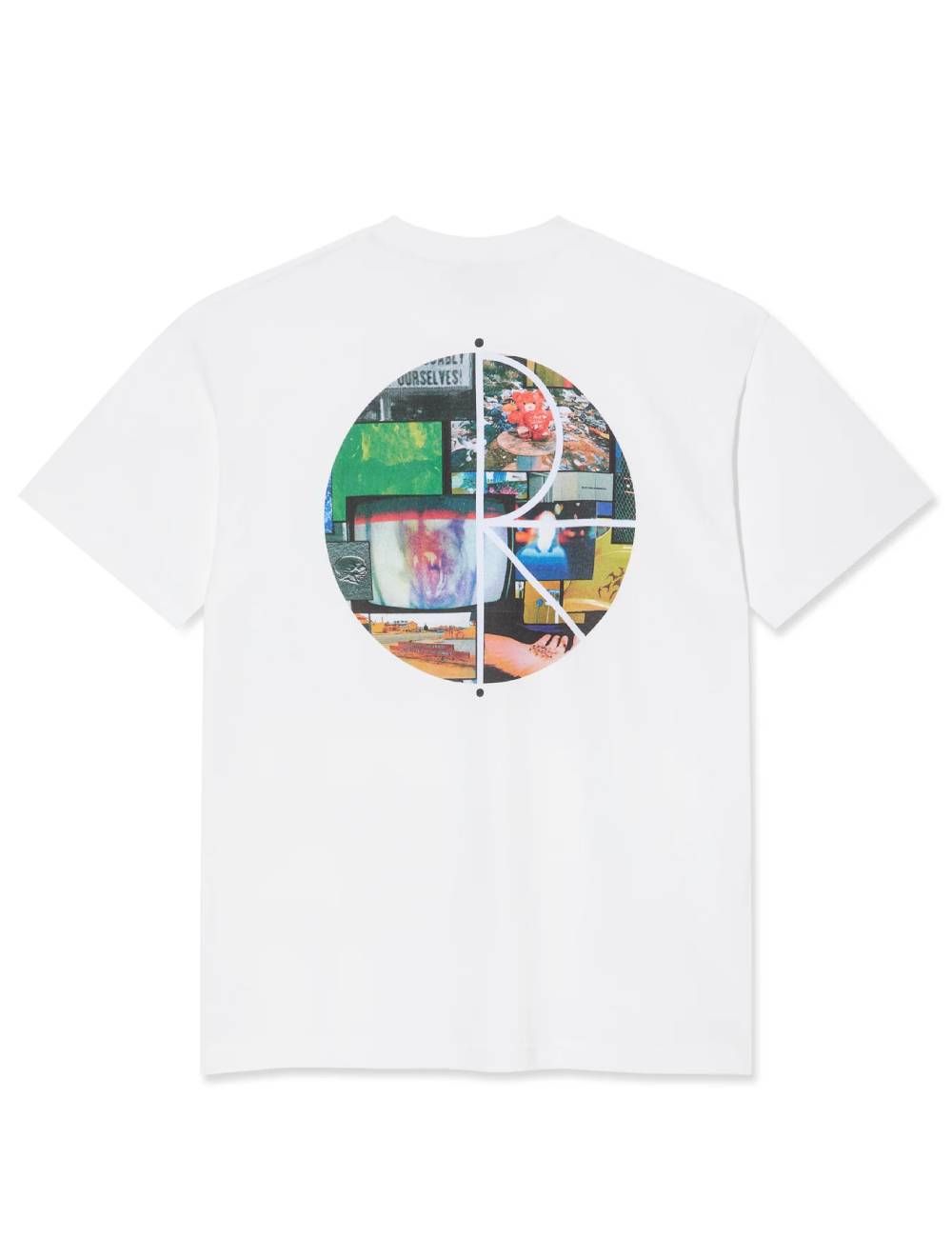 Polar FILL LOGO OURSELVES COLLAGE white