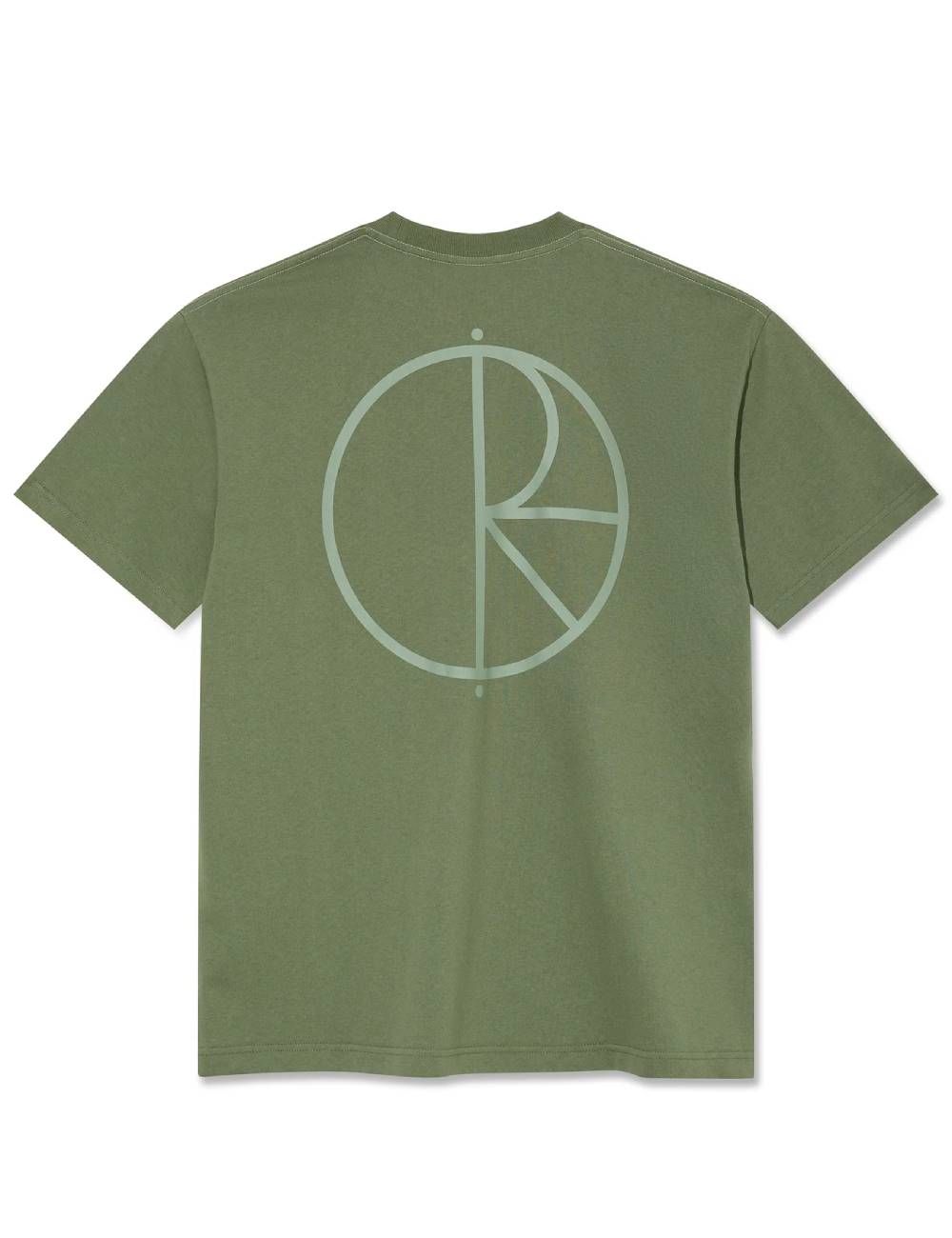 Polar CONTRAST STROKE LOGO TEE moss green