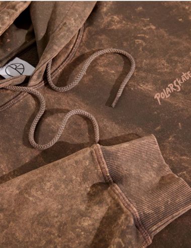 Polar ACID FRANK HOODIE SURF LOGO brown