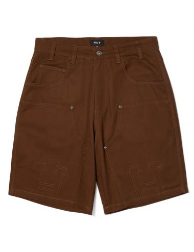 Huf CLASSIC H DOUBLE KNEE SHORT brown