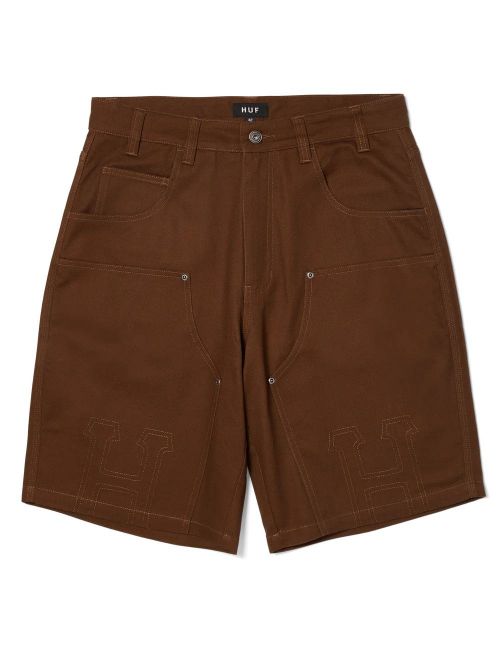 Huf CLASSIC H DOUBLE KNEE SHORT brown