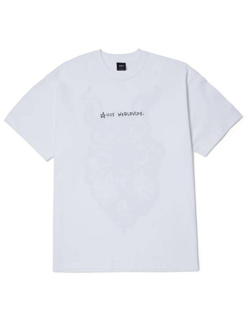 Huf FERREL T-SHIRT white