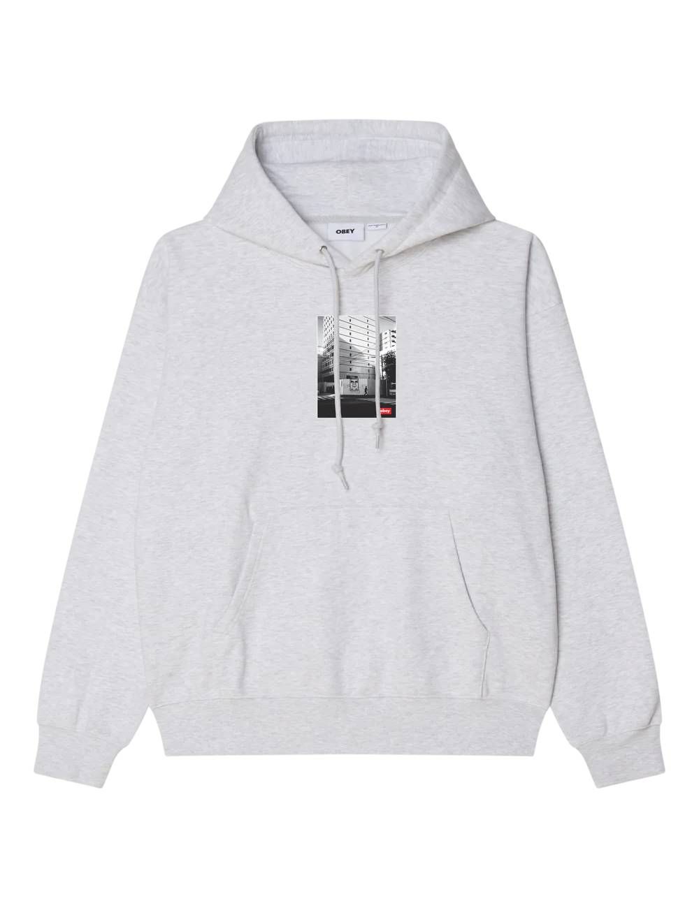 Obey OBEY OSAKA PHOTO FLEECE ash grey