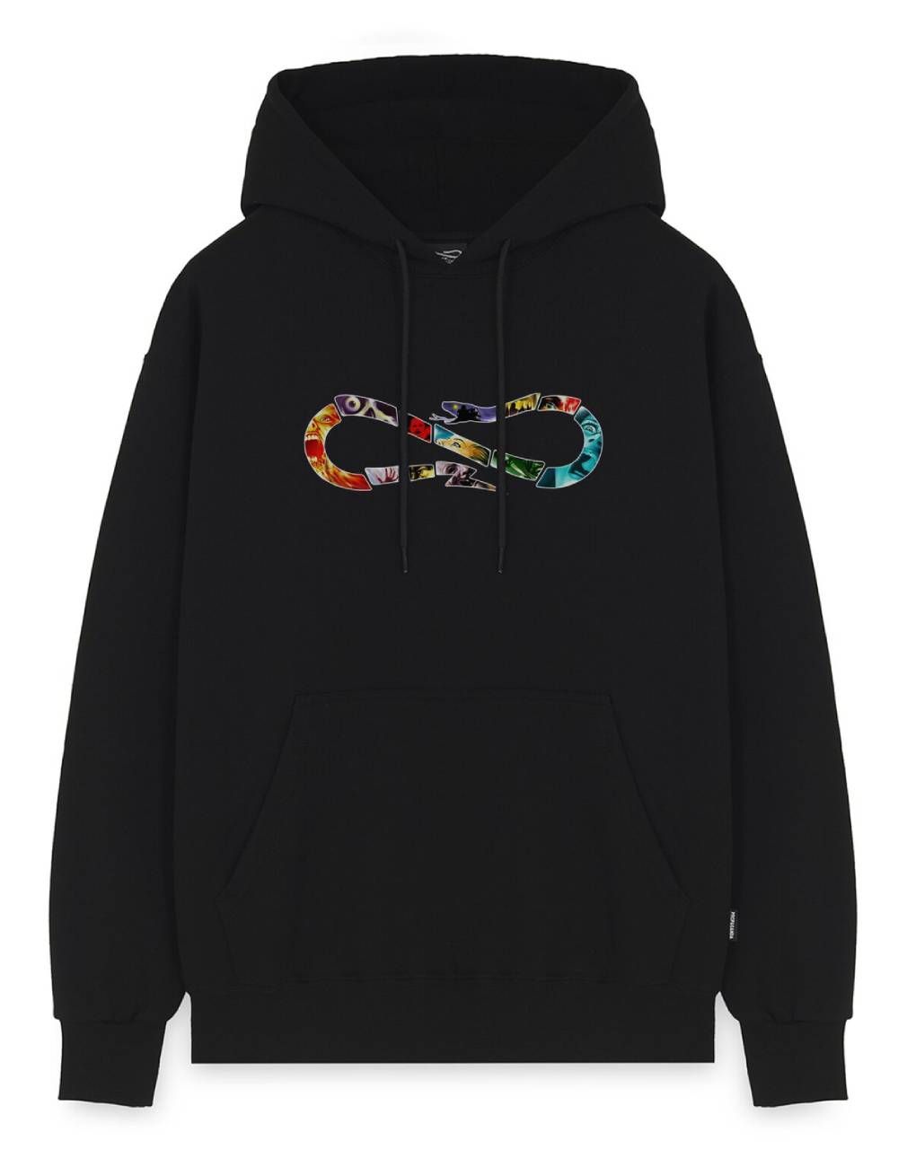 PROPAGANDA LOGO VHS HOODIE black