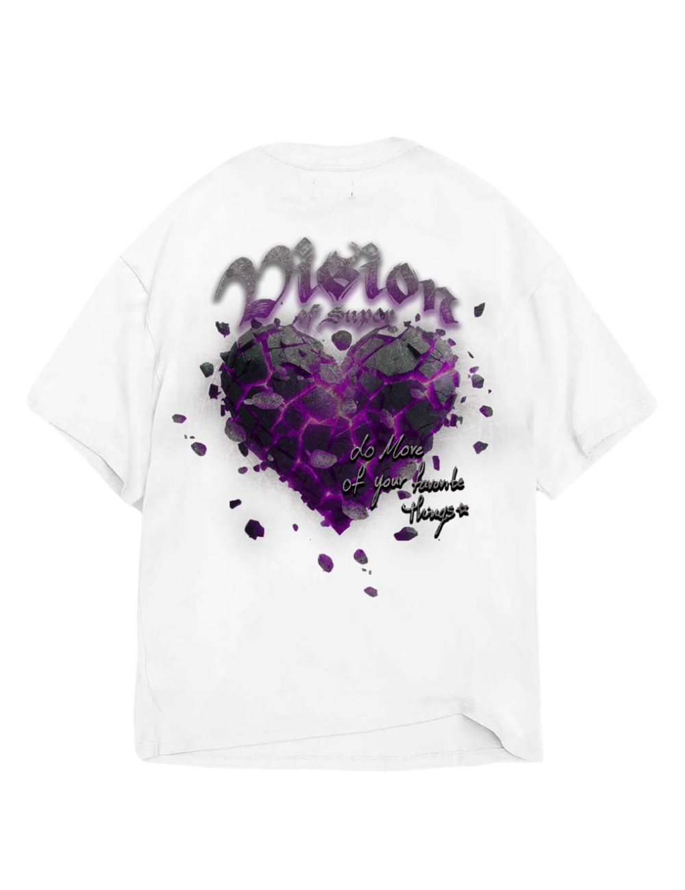 Vision Of Super EXPLOSION TEE OFF WHITE off white