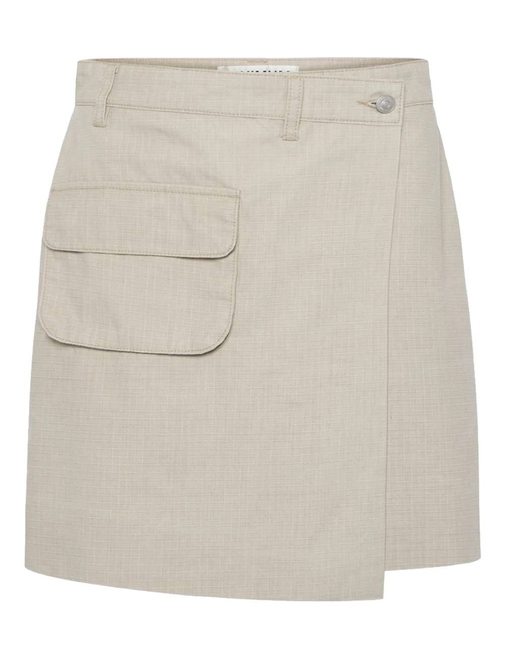 MINIMUM THILDA SKIRT 4140 brown rice