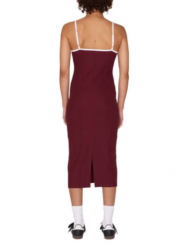 Obey W' SIDELINE TANK DRESS wine