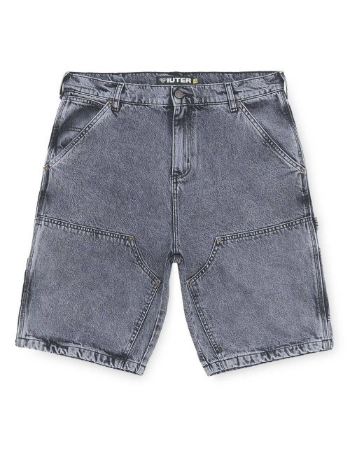 Iuter Double knee shorts greybleach greybleach (greyblech)