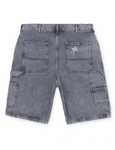 Iuter Double knee shorts greybleach greybleach (greyblech)