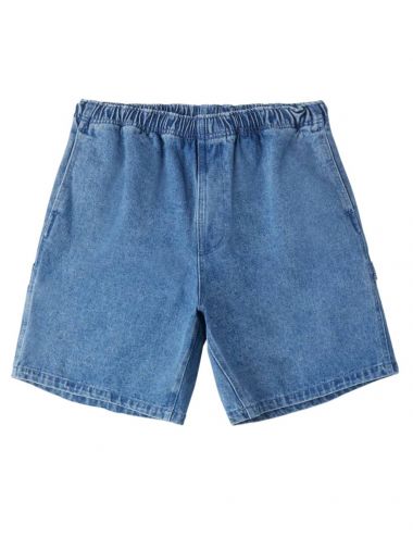 Obey EASY DENIM CARPENTER SHORT light indigo