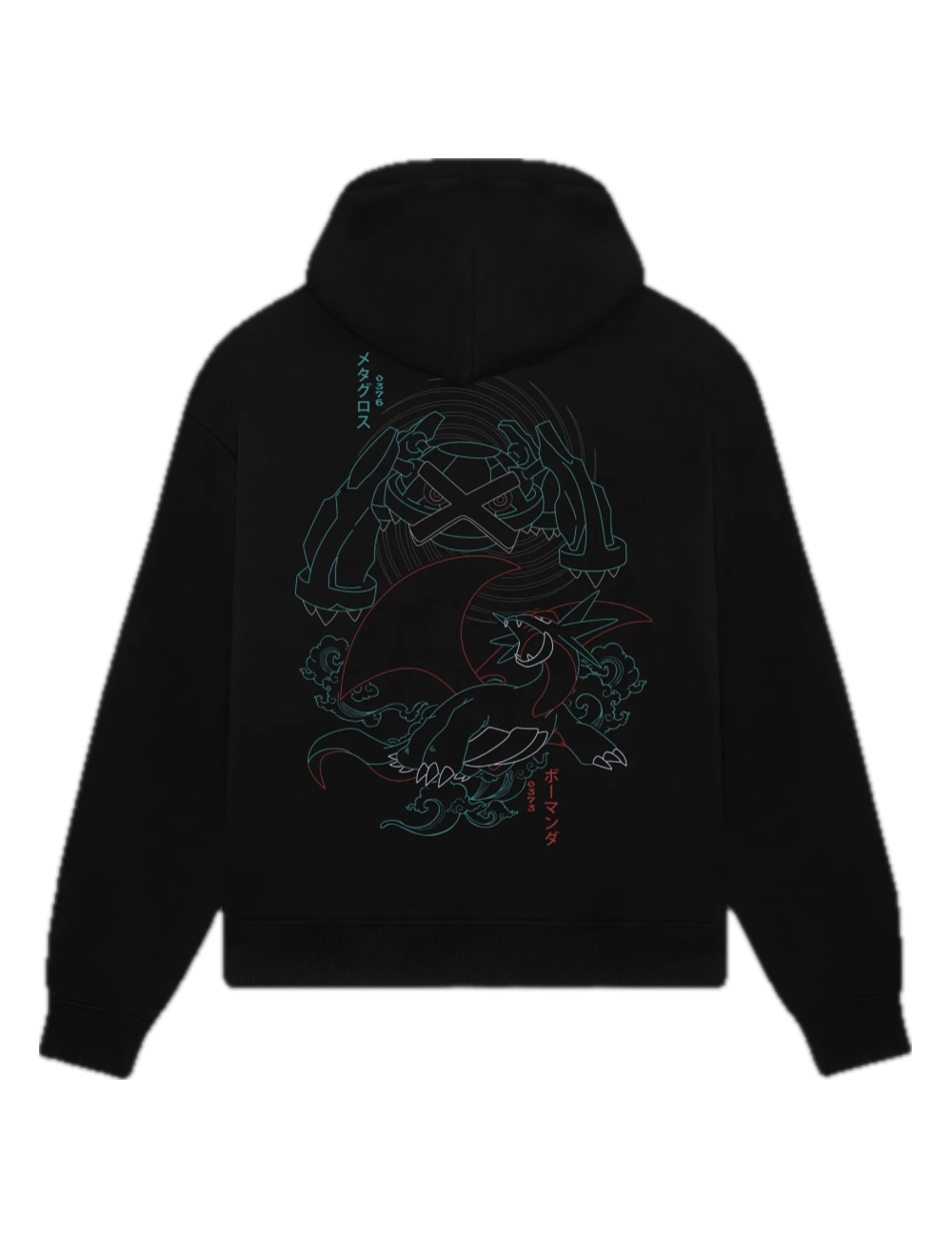 Dolly Noire SALAMANCE E METAGROSS HOODIE black