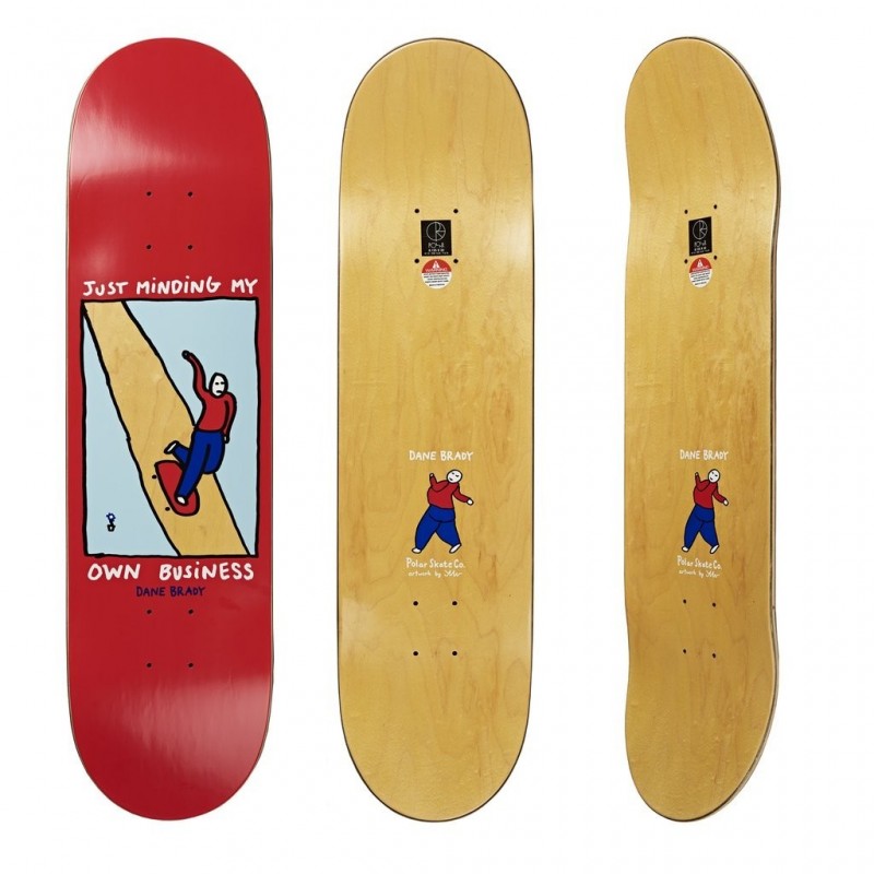 Polar Deck skate My own business 8.125" POLDBBUSIN8125 Polar Deck skate My own business 8.125" POLDBBUSIN8125