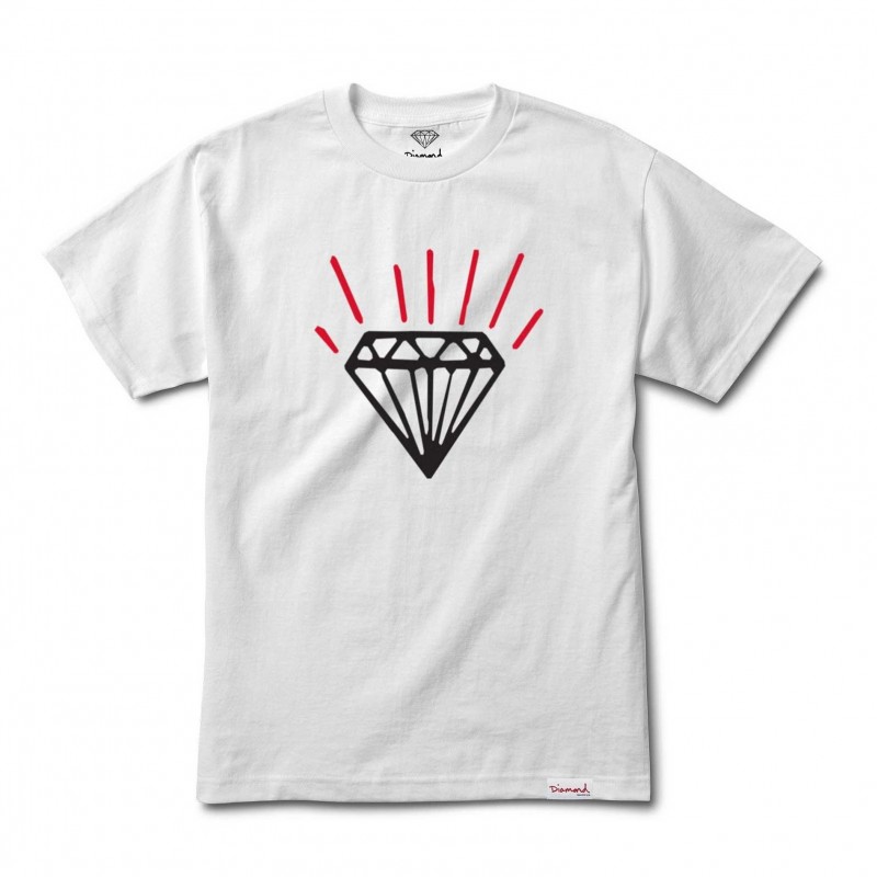T-shirts Diamond supply Gem tee E20DIAGEWHT T-shirts Diamond supply Gem tee E20DIAGEWHT