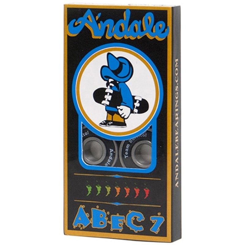 Cuscinetti skate Andale bearings Abec 7 black 5474 Cuscinetti skate Andale bearings Abec 7 black 5474