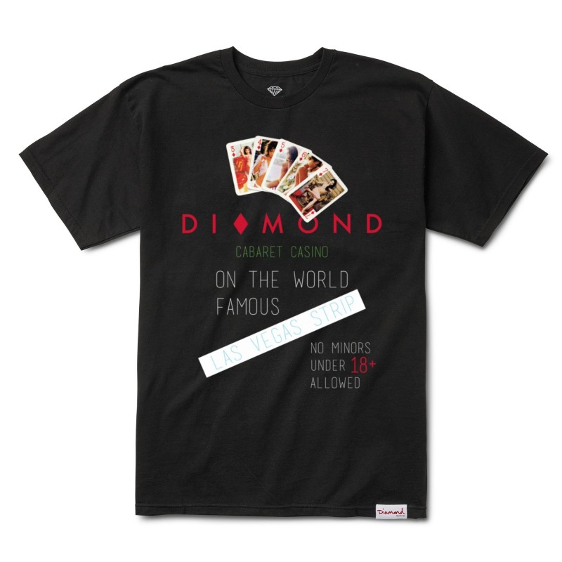 T-shirts Diamond supply Casino tee E20DIACASBLK T-shirts Diamond supply Casino tee E20DIACASBLK