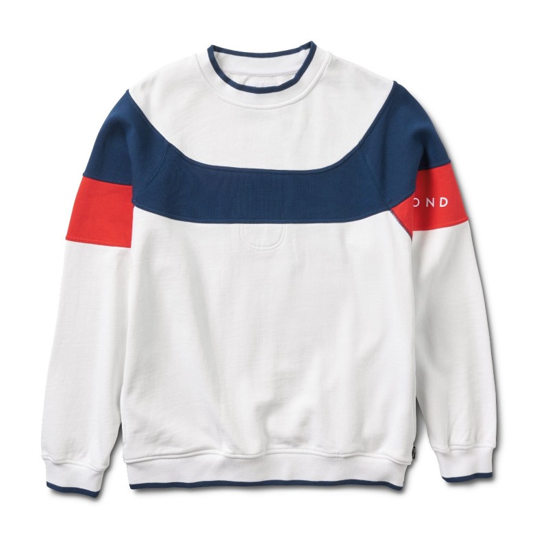 Felpe girocollo Diamond supply Fordham crew E31DIAFORWHT Felpe girocollo Diamond supply Fordham crew E31DIAFORWHT