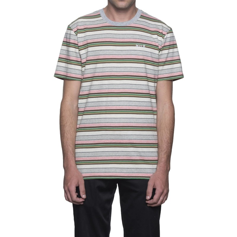 T-shirts Huf Off shore stripe tee KN00056 T-shirts Huf Off shore stripe tee KN00056