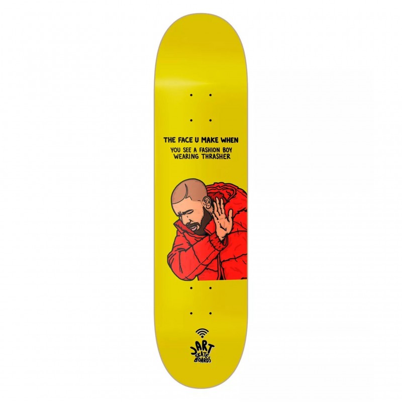 Jart skateboards Deck skate The face u make when 8.125" JABL8A09-04 Jart skateboards Deck skate The face u make when 8.125" JABL8A09-04