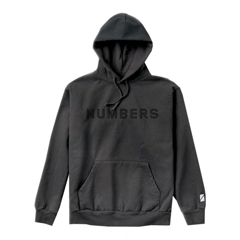 NUMBERS Felpe cappuccio Outline wordmark hood NUMOWHC NUMBERS Felpe cappuccio Outline wordmark hood NUMOWHC