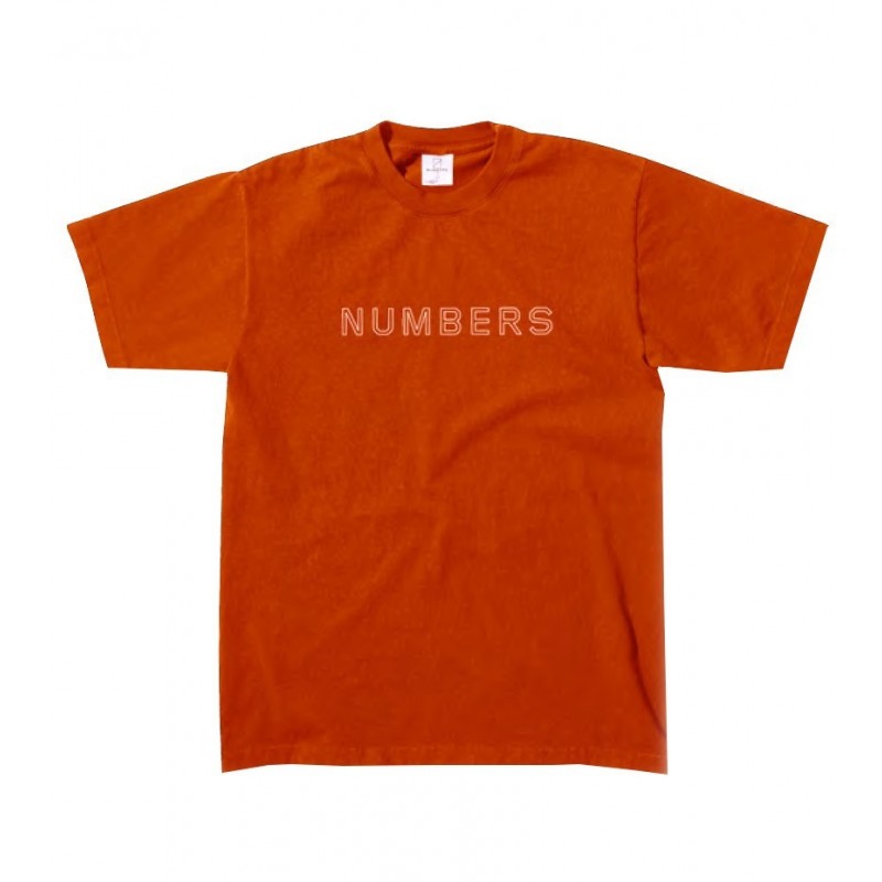 NUMBERS T-shirts Outline wordmark tee NUMOWTO NUMBERS T-shirts Outline wordmark tee NUMOWTO